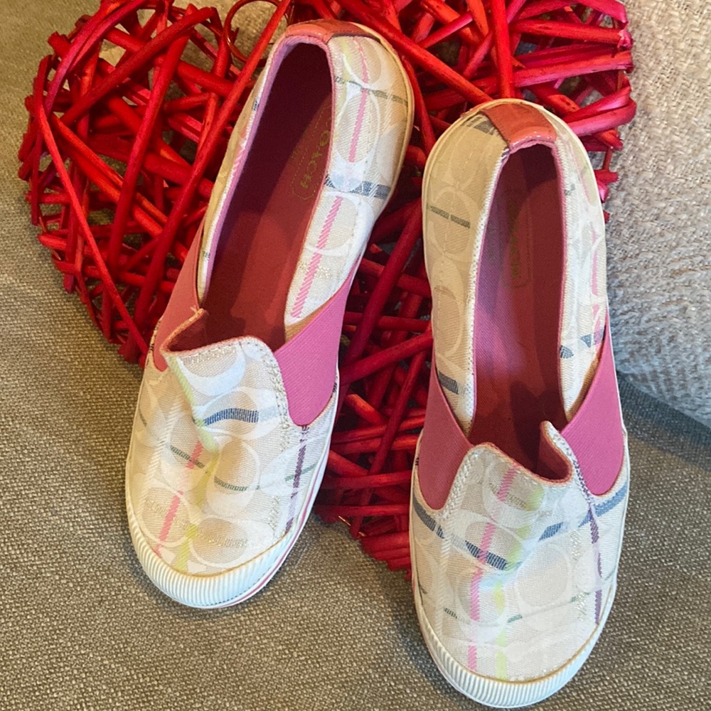 Coach multi- color shoes